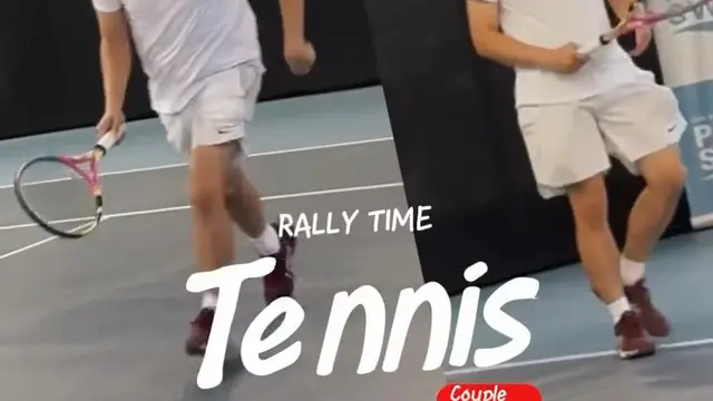 Potret Raffi Ahmad dan Nagita Slavina Latihan Tennis Bareng. (instagram/raffinagita1717)