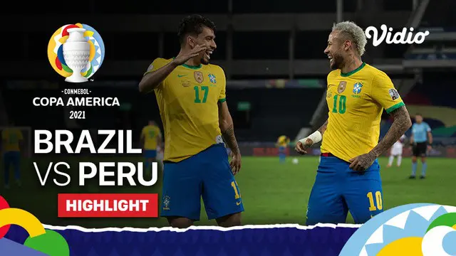 Berita video highlights pertandingan semifinal Copa America 2021 antara Brasil melawan Peru, Selasa (6/7/2021) pagi WIB.