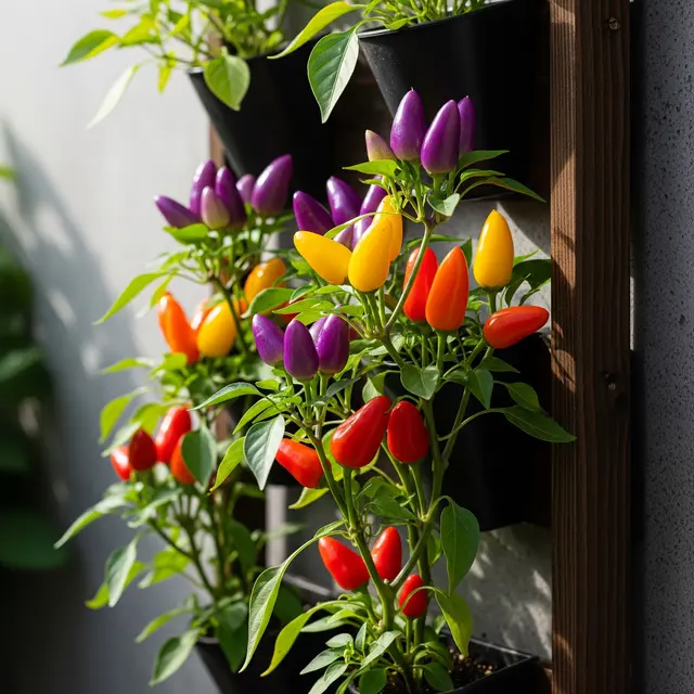 Cabai Bolivian Rainbow (Capsicum annuum) Gemini AI