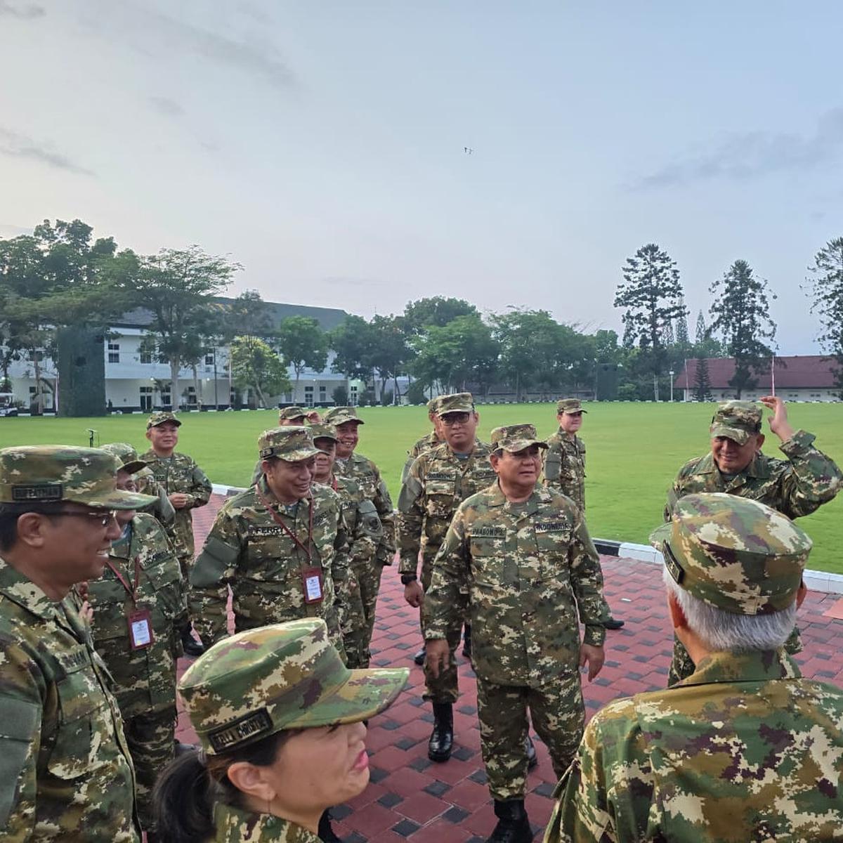 Hari Pertama Ospek Menteri Prabowo di Akmil Magelang