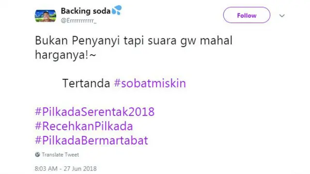 Media sosial Twitter sudah diramaikan warganet yang memberikan tips dan cuitan terkait pesta demokrasi kali ini.