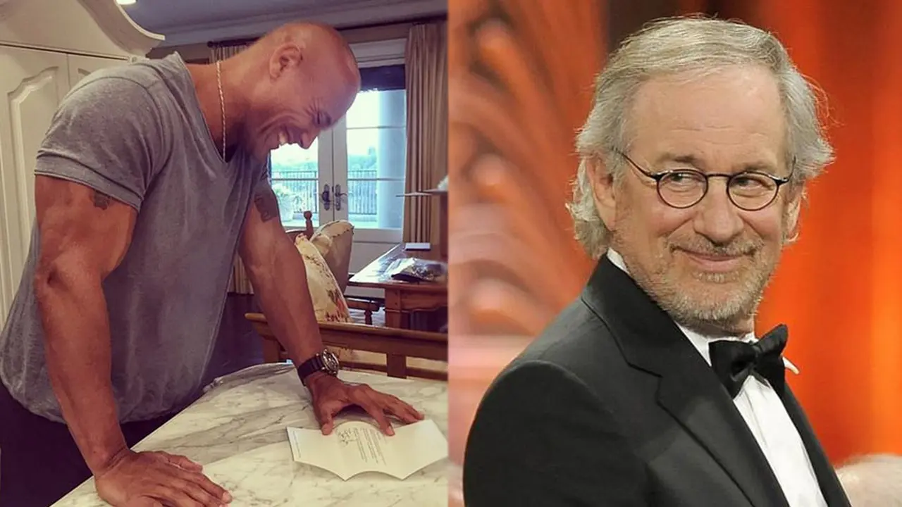 Isi Surat Steven Spielberg Kepada The Rock Dibeberkan