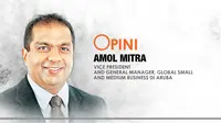 Amol Mitra, Vice President and General Manager, Global Small and Medium Business di Aruba. Liputan6.com/Triyasni