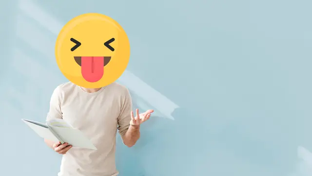 Ilustrasi lucu, tertawa