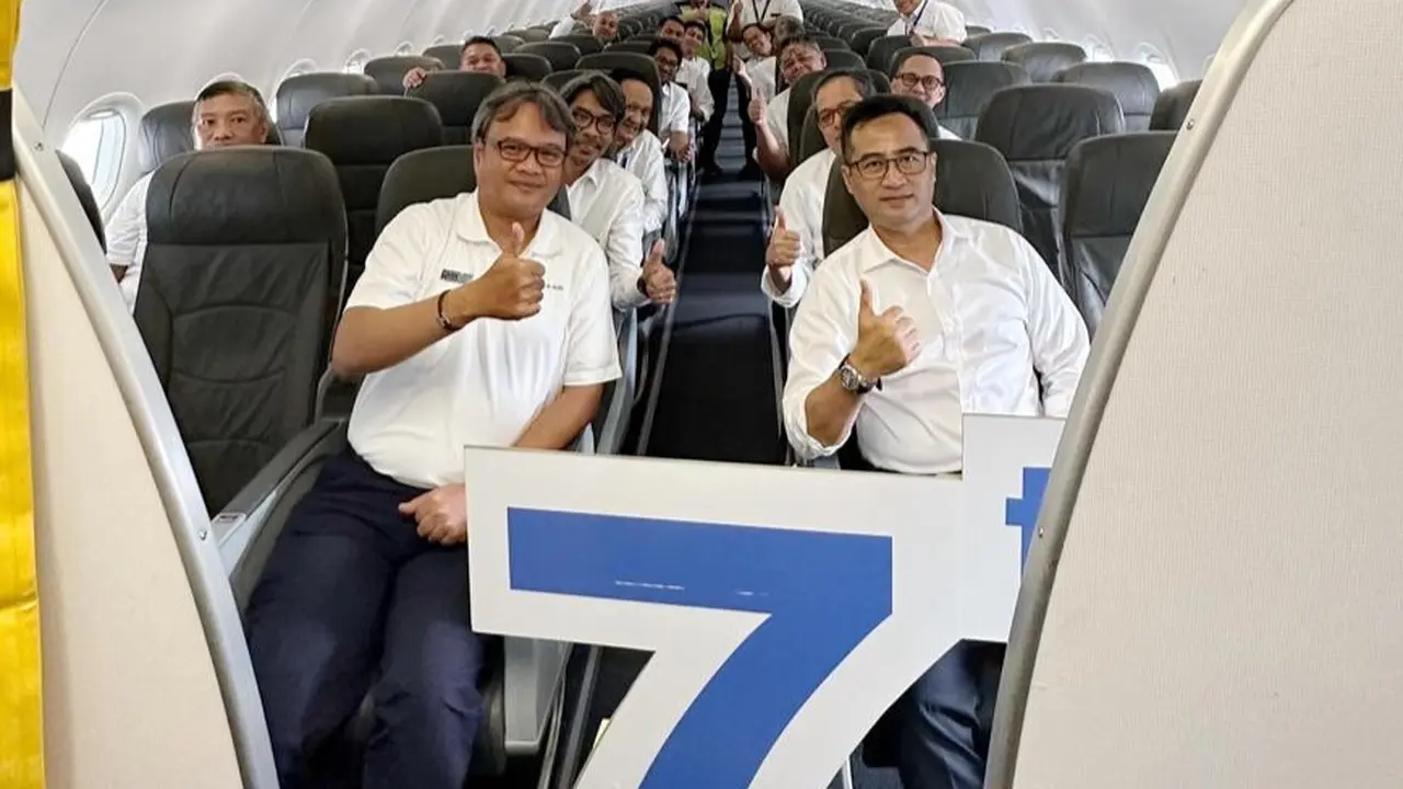 PT Pelita Air Service (PAS) kembali menambah armada baru pesawat Airbus A320. (Liputan6.com/ ist)