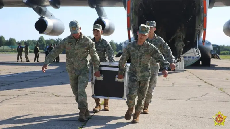 Pasukan China tiba di Belarus untuk menggelar latihan militer gabungan.