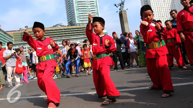 20160807- Bundaran HI Diserbu Ribuan Pendekar Betawi-Jakarta-Angga Yuniar