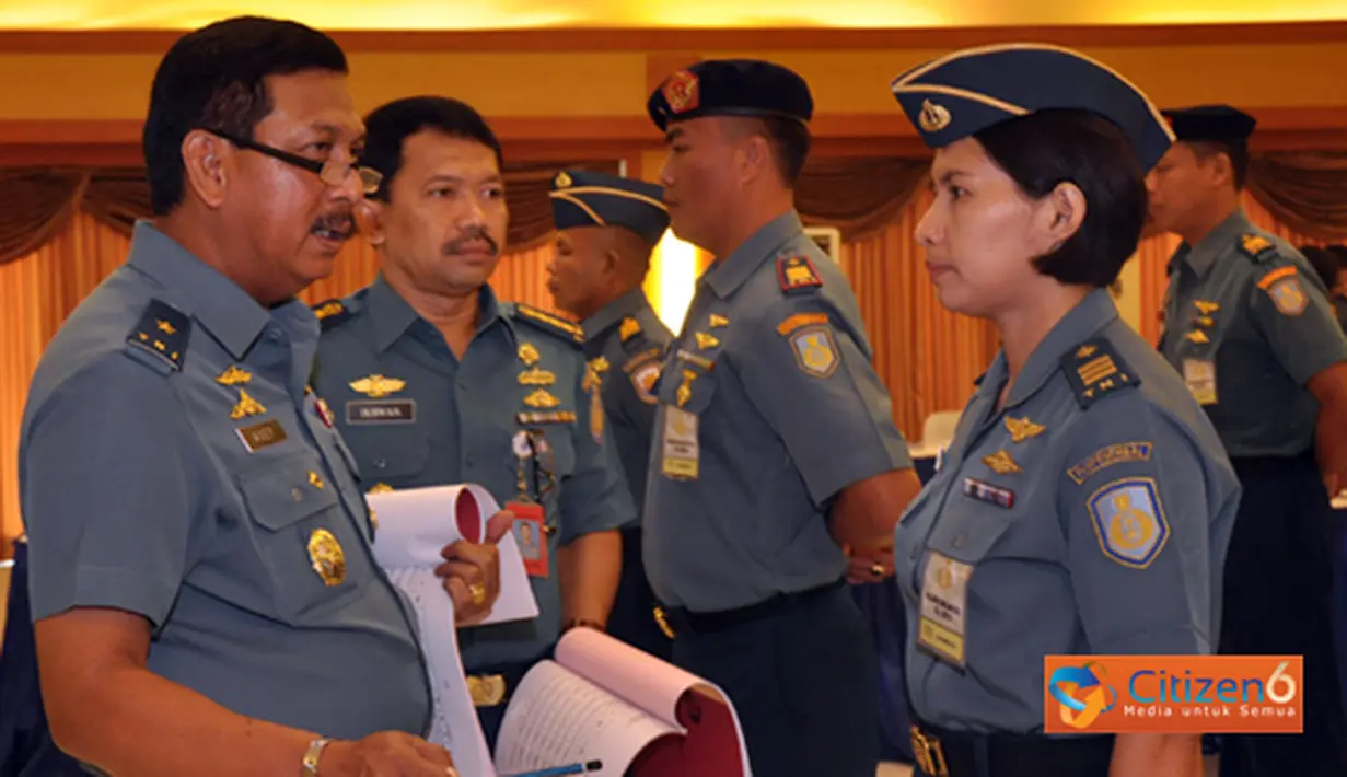 Citizen6, Surabaya: Dari jumlah total 181 orang Casis yang mengikuti sidang Pantukhir terdapat 4 casis dari Korps Wanita Angkatan Laut (Kowal). (Pengirim: Kobangdikal).