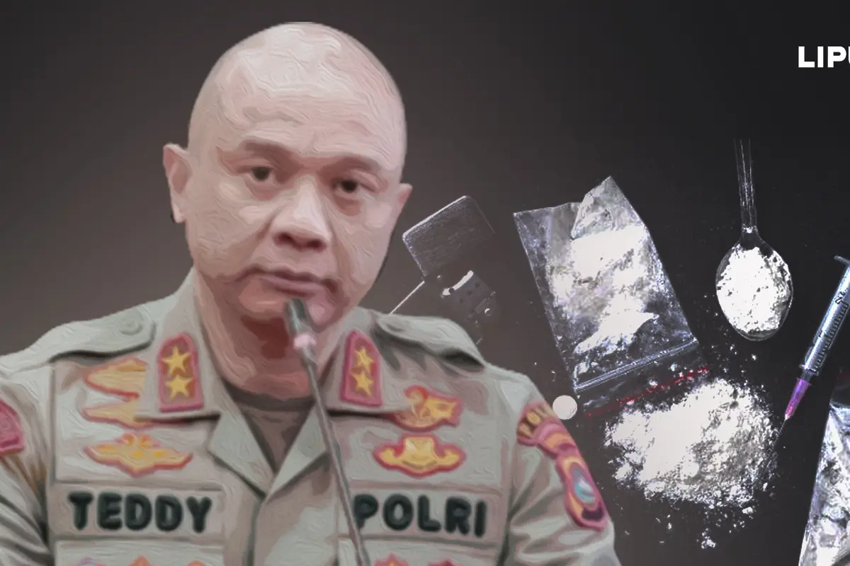 Banner Infografis Irjen Teddy Minahasa Ditangkap Kasus Narkoba, Polisi Terkaya Batal Jadi Kapolda Jatim