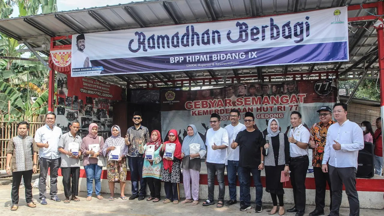 Badan Pengurus Pusat (BPP) Himpunan Pengusaha Muda Indonesia (HIPMI) melalui bidang IX menggelar Ramadhan Berbagi (Istimewa)