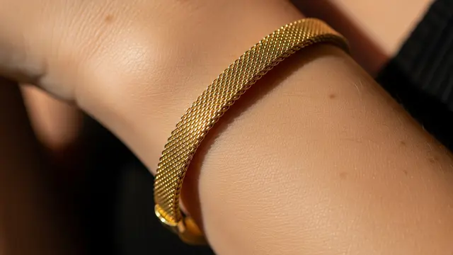 Gelang Rantai Milano Tipis