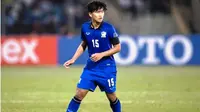 Penyerang muda Thailand, Sittichok Phaso, jadi pemain kedua Negeri Gajah yang berkiprah di liga Jepang setelah Chanathip Songkrasin. (Bola.com/Istimewa)