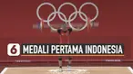 Indonesia raih medali pertama di Olimpiade Tokyo 2020. Medali disumbang Windy Cantika Aisah dari cabang angkat besi di nomor 49 kilogram.