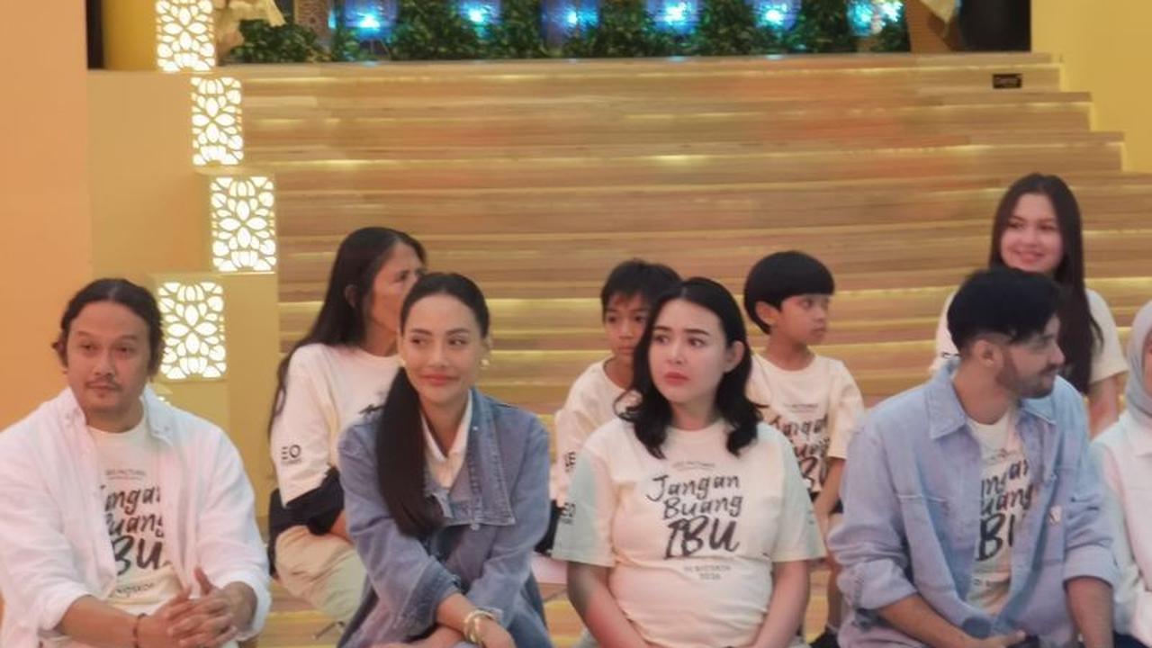 Amanda Manopo Tetap Profesional Promosikan Film "Jangan Buang Ibu" Meski Hamil