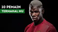 Berikut ini adalah 10 pemain termahal Manchester United, seperti dilansir dari Transfermarkt, Selasa (11/7/2017)