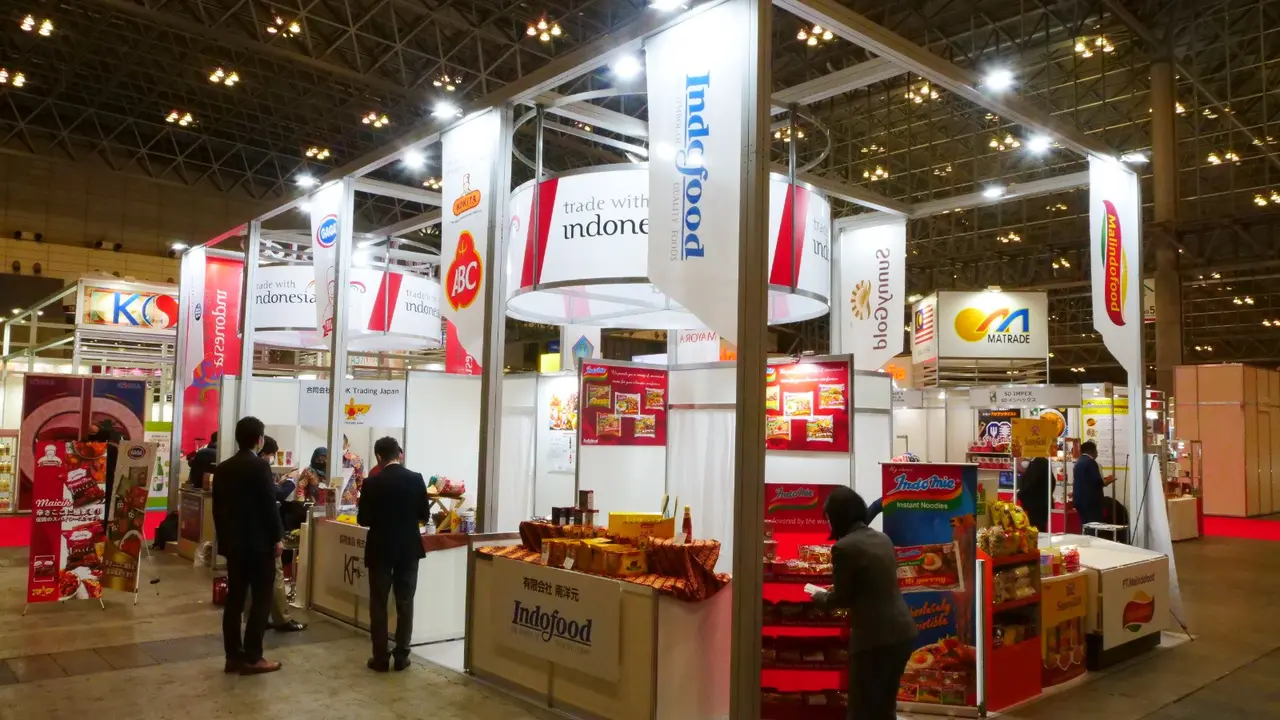 Pameran the 46th International Food and Beverage Exhibitions (Foodex) 2021.