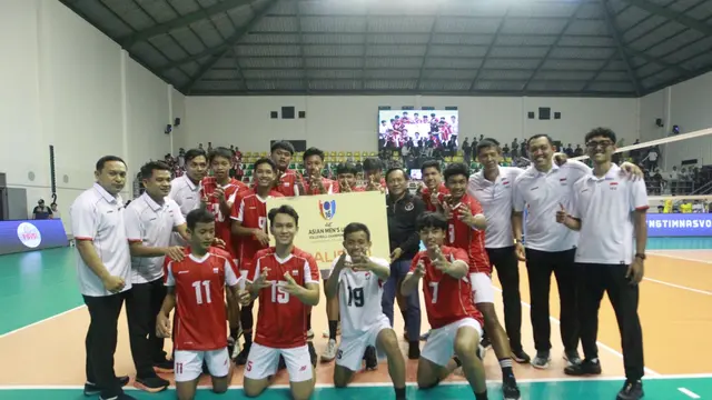 Timnas Voli Putra U-16 Indonesia - Kejuaraan Asia U-16 - Bola Voli