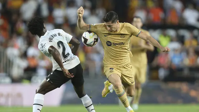 Pertandingan LaLiga Valencia vs Barcelona