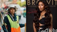 Potret Penyapu Jalanan Bangkok Viral yang Kini Jadi Model (Sumber: Instagram/nongchat & TikTok/semyonrezchikov)