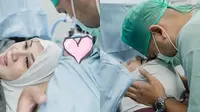 7 Potret Kesha Ratuliu Melahirkan Anak Ketiga, Penuh Haru