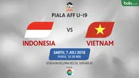 Jadwal Piala AFF U-19, Indonesia vs Vietnam. (Bola.com/Dody Iryawan)