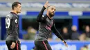 7. Alexandre Lacazette (Arsenal) - 5 Gol (1 Penalti). (AP/Peter Byrne)