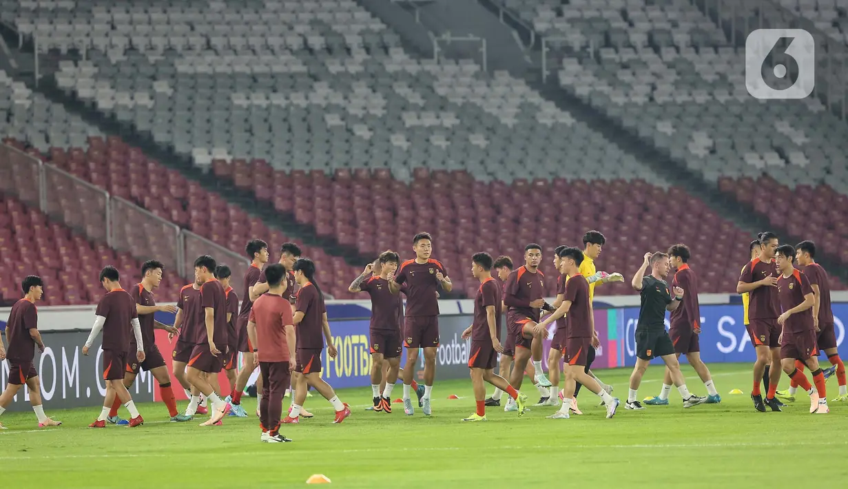Diketahui, Tim Naga membutuhkan poin penuh agar bisa mendongkrak posisi di klasemen sementara Kualifikasi Piala Dunia 2026 zona Asia Grup C. (Liputan6.com/Angga Yuniar)