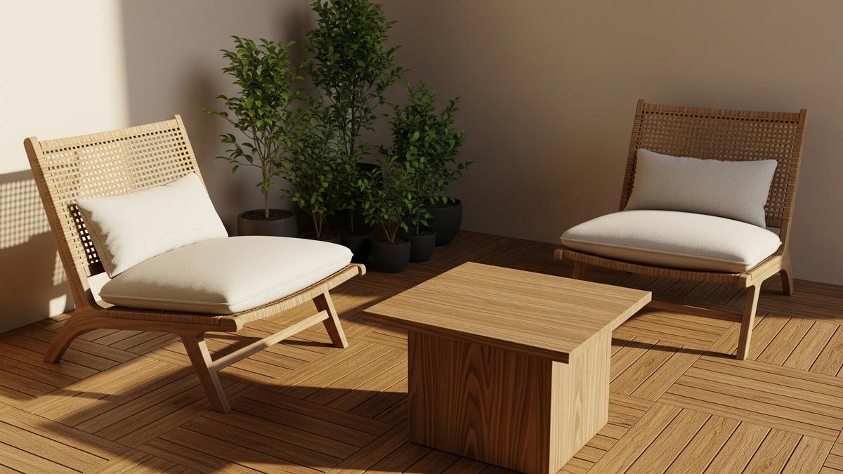 8 Inspirasi Desain Teras Rumah Tipe 45 dengan Kursi Rotan yang Nyaman dan Estetik