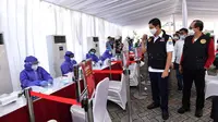 Ribuan Pegawai Walkot Jakbar Ikuti Rapid Test Massal yang Digelar BIN (Istimewa)