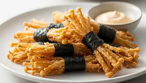 Resep Jamur Enoki Nori Crispy yang Kriuk Tahan Lama