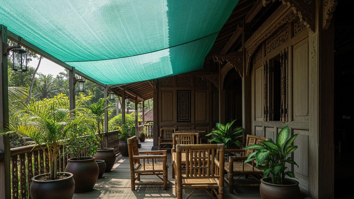 7 Ide Penutup Teras dari Paranet yang Sejuk, Estetik, dan Cocok untuk Rumah Tropis Indonesia