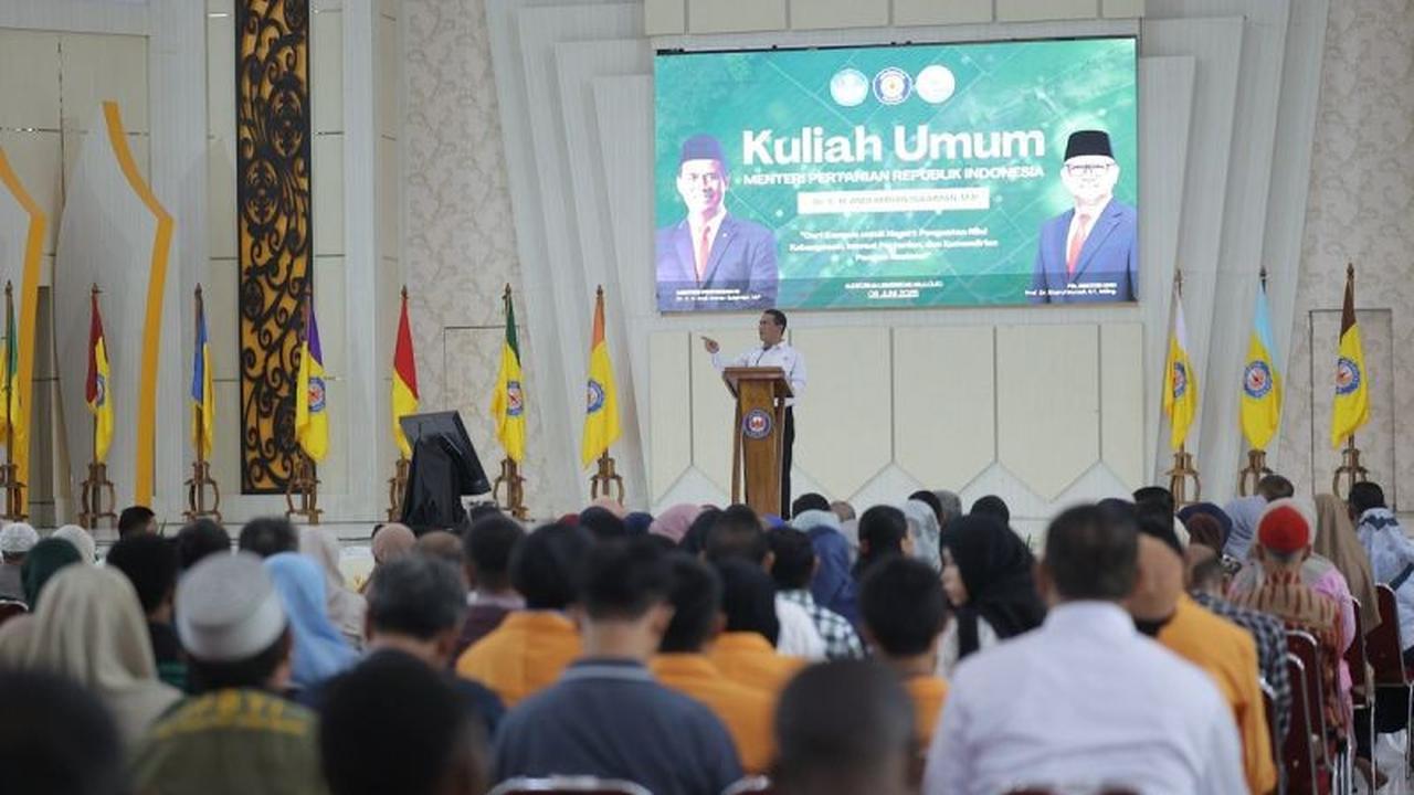 Mentan Dorong Kampus Perkuat Hilirisasi Pertanian dan Kemandirian Pangan Nasional