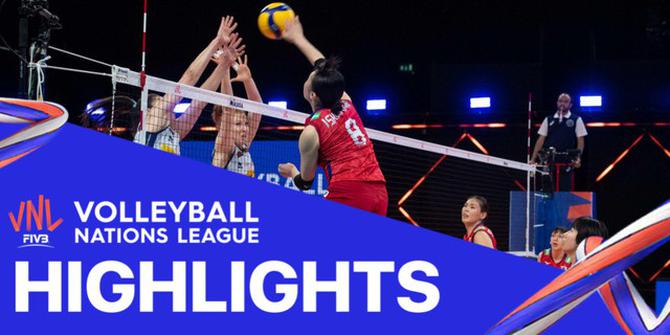 VIDEO: Highlights Volleyball Nations League, Tim Putri Jepang Tampil Gemilang Usai Kalahkan Italia 3-2