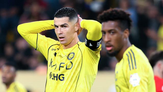 Foto: Cristiano Ronaldo Cetak Gol,  Tapi Sayang Al-Nassr Tetap Takluk dari Al-Qadisiyah di Liga Arab Saudi