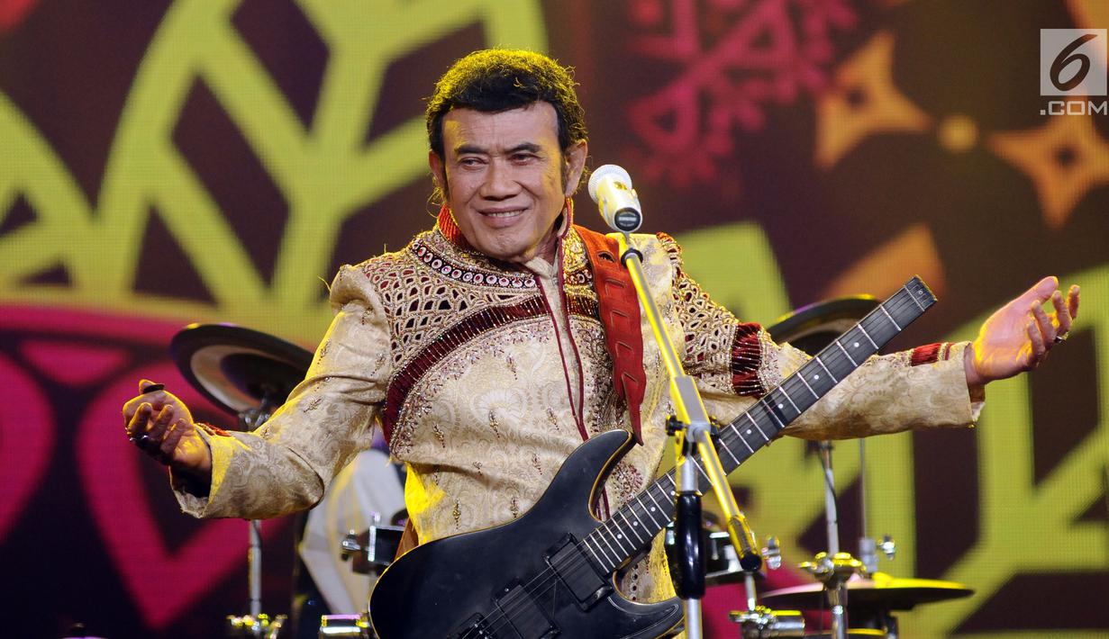 FOTO: Aksi Panggung Rhoma Irama dan Soneta Grup di HUT ke-23 Indosiar