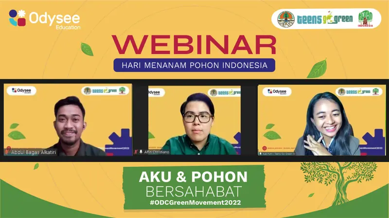 Webinar “Aku dan Pohon Bersahabat."