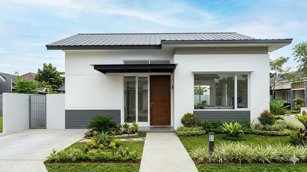 5 Inspirasi Desain Rumah Tipe 36 Satu Lantai yang Modern dan Fungsional