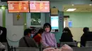 Komisi Kesehatan Nasional China mengatakan kepada wartawan pekan lalu bahwa lonjakan penyakit pernapasan disebabkan oleh pencabutan pembatasan Covid-19. (Jade Gao / AFP)