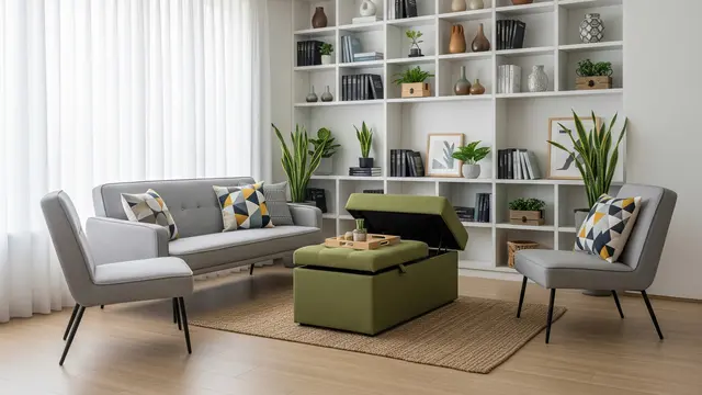 Furnitur Multifungsi dan Skala yang Tepat