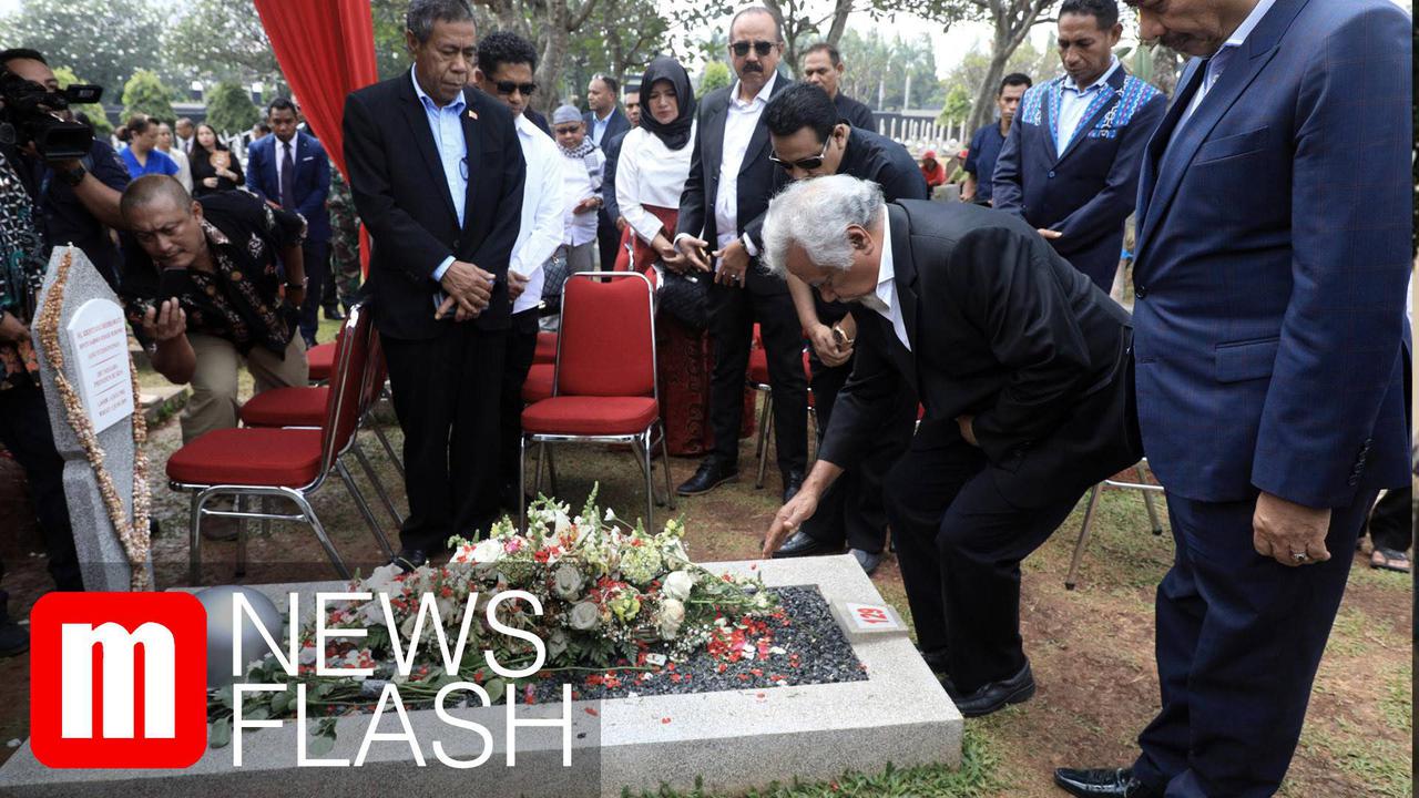 VIDEO: Mantan Presiden Timor Leste Xanana Gusmao Ziarah ke Makam BJ Habibie