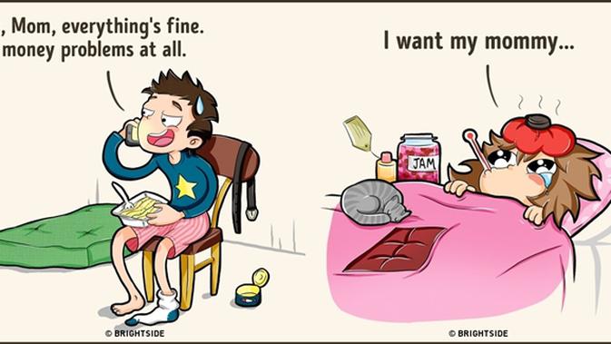  Komik  Lucu  Pada Dasarnya Kita Tak Mau Membuat  Orang Tua 