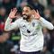 Striker Man Utd, Matheus Cunha, merayakan golnya ke gawang Aston Villa, Minggu (21/12/2025) (Jacob King/PA via AP)