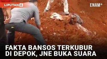 Sebuah video viral beredar merekam lokasi penggalian sebuah lahan. Diketahui di lahan tersebut, terkubur bansos sembako dari Presiden Joko Widodo. Lokasi disebut berada di Jalan Tugu, Tirtajaya, Sukmajaya, Kota Depok. JNE selaku pihak yang ditunjuk m...