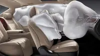 Ilustrasi Airbag Ketika Terjadi Kecelakaan (Pinterest)