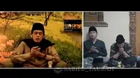 Gus Iqdam saat live streaming pengajian rutinan Majelis Ta'lim Sabilu Taubah (TikTok)