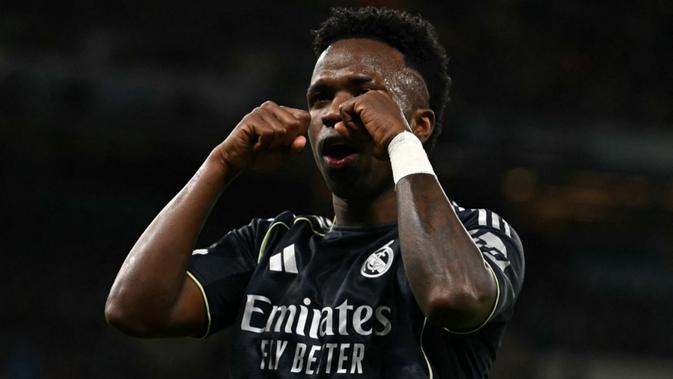 Real Madrid Bungkam Man City, Selebrasi 'Menangis' Vinicius Memang Ditujukan Untuk Fans The Citizen
