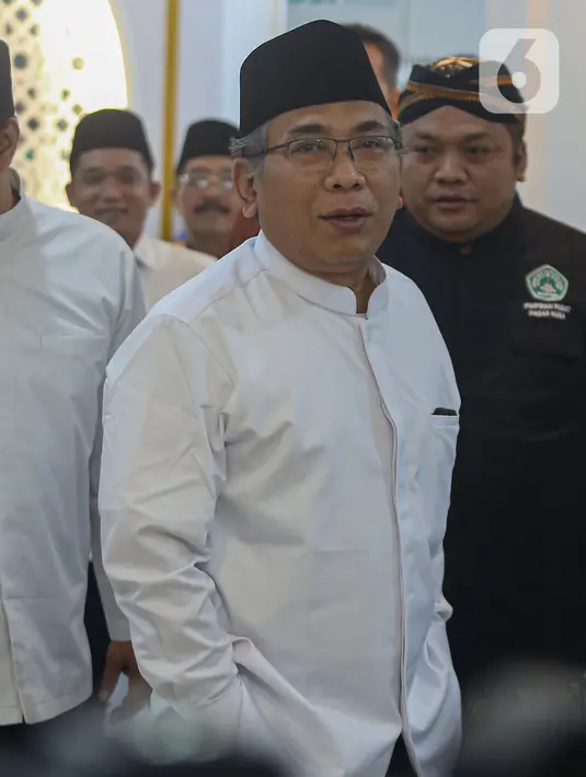 Meski lawatan kelimanya ke Israel bukan atas nama PBNU, Gus Yahya tetap meminta maaf kepada masyarakat. (Liputan6.com/Angga Yuniar)