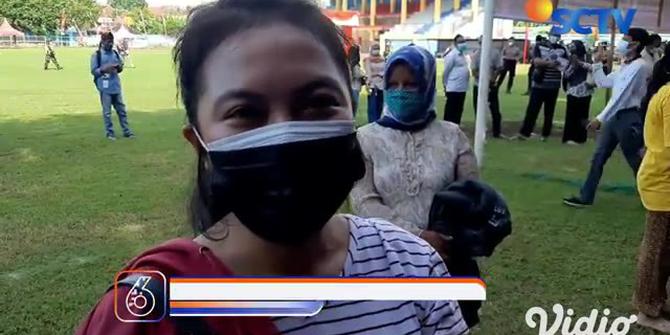 VIDEO: Warga di Pasuruan dan Surabaya Ramai-Ramai Ikuti Vaksinasi Massal