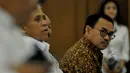 Menteri Energi dan Sumber Daya Mineral (ESDM) Sudirman Said (kanan) saat menghadiri peluncuran Mandatori B-15, Jakarta, Senin (23/3/2015). (Liputan6.com/Johan Tallo)