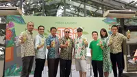 Acara peluncuran produk baru Ichitan Thai Milk Green Tea di kawasan Sudirman, Jakarta Selatan, Jumat (14/02/2020). (dok. Liputan6.com/Tri Ayu Lutfiani)